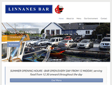 Tablet Screenshot of linnanesbar.com